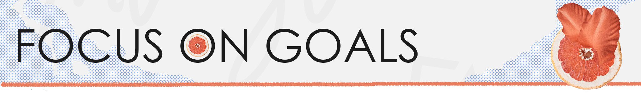 Text: Focus on Goals
